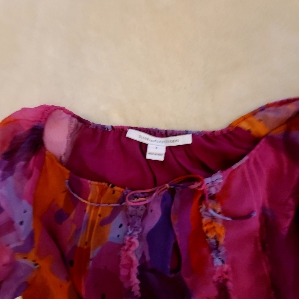 💗💗💗 💯 Silk DVF Dress 👗 - Picture 7 of 12